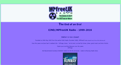 Desktop Screenshot of mpfreeukradio.co.uk